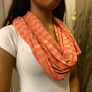 Striped Infinity Scarf